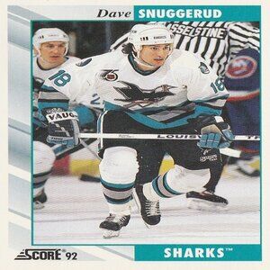 Dave Snuggerud - 1992 Score '92 Hockey Card